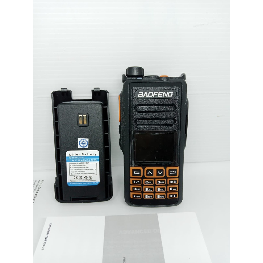 HT HANDY TALKIE BAOFENG DM-X HT DUAL BAND DIGITAL ANALOG GPS DMR DMX