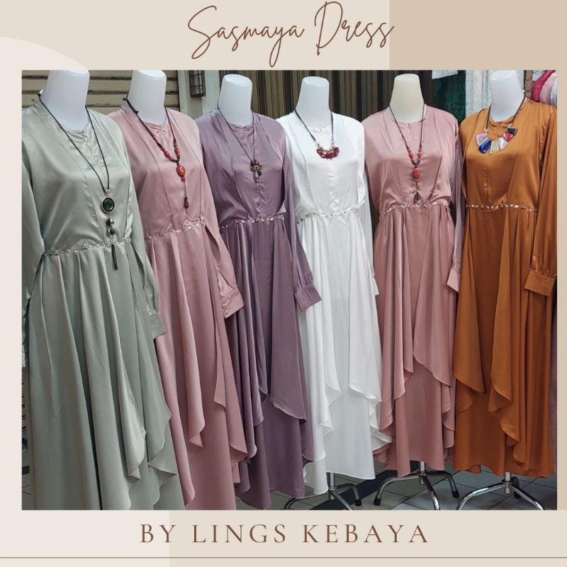 Bridesmaid Dress Kondangan Muslim Sage Green Dusty Pink Rosegold Mauve Taro Broken White Bronze Teracotta