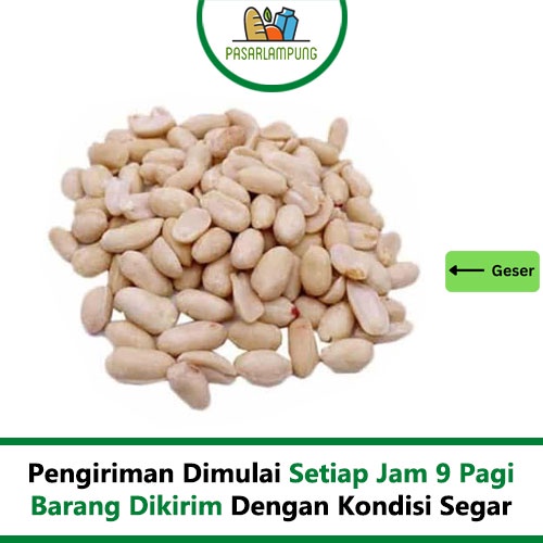 Kacang Tanah Kupas 250 Gram Pasar Lampung