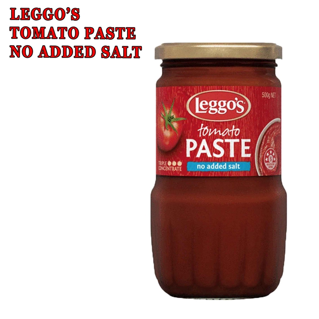 LEGGOS TOMATO PASTE NO ADDED SALT 500g