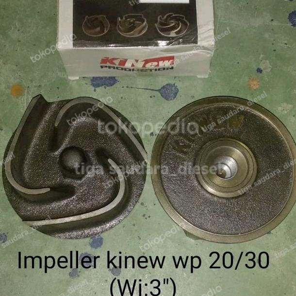 Kipas Pompa Air Honda Wb 30 (Drat 17,5Mm), Impeller Pompa Honda Wb 30