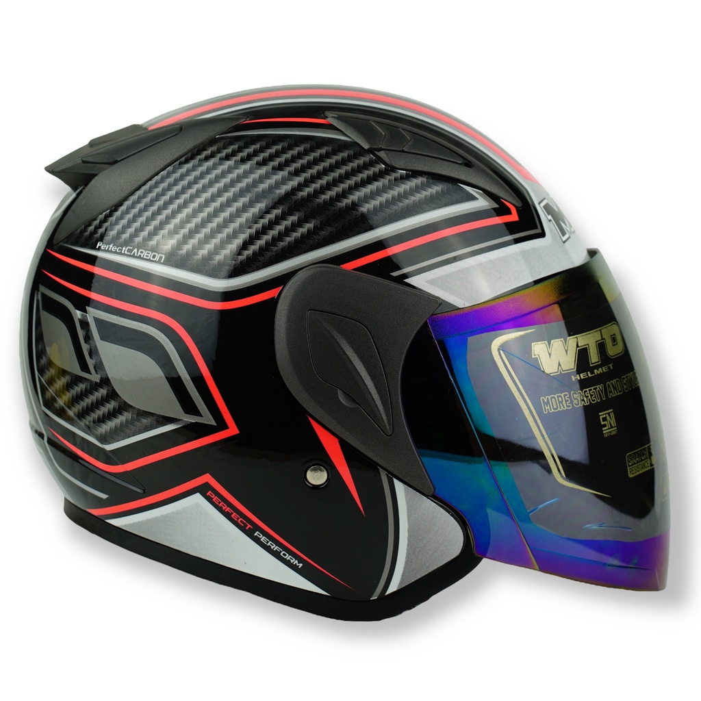 MSR Helm Dewasa Javelin - Perfect Carbon - Open Face