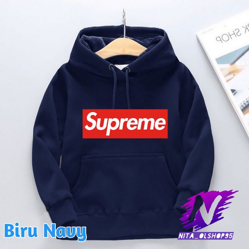 sweater hoodie anak supreme