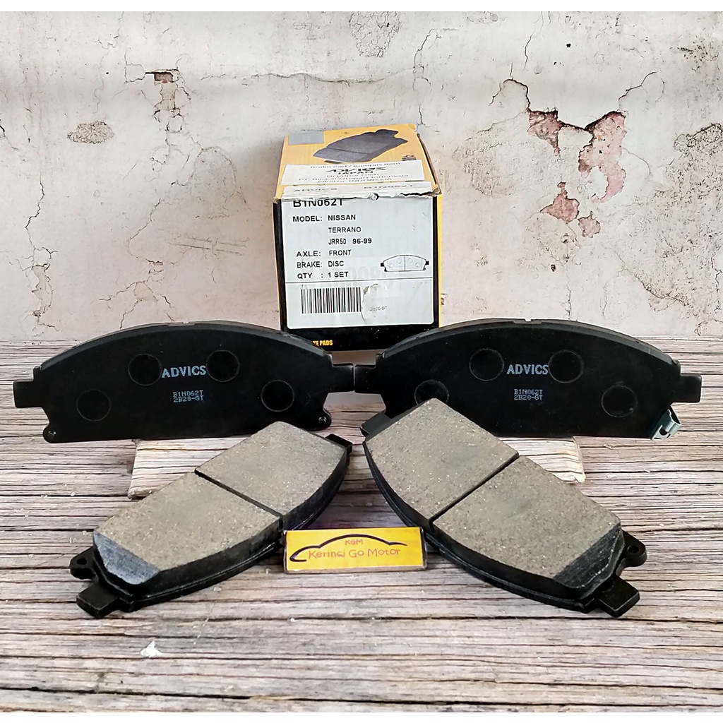 BRAKE PAD KAMPAS REM DEPAN XTRAIL T30 SERENA C24 AISIN ADVICS B1N062T