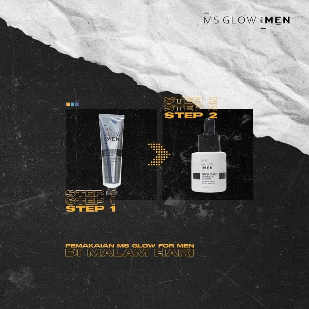 MS Glow Men/ MS Glow For Men Basic 3 (Free pouch)