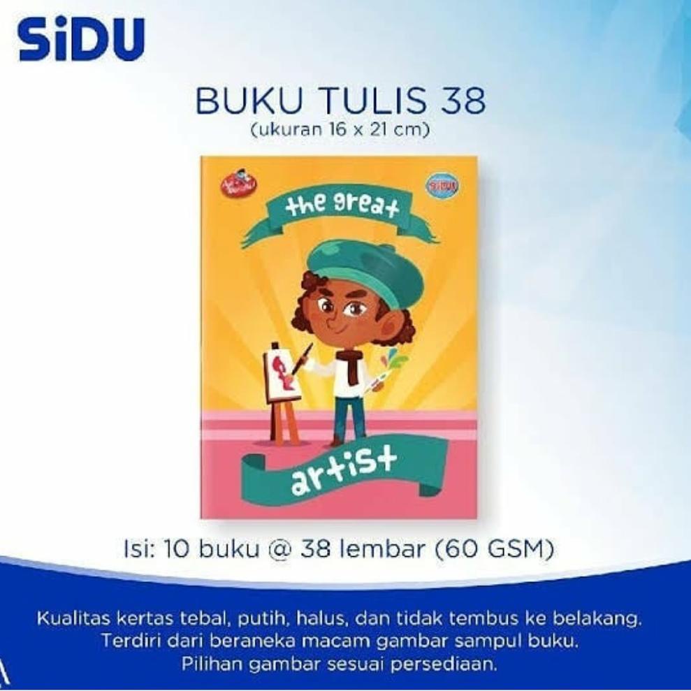 

Grosir Spesial BUKU TULIS 38 SIDU PACK ISI 10 / BUKU TULIS SINAR DUNIA
