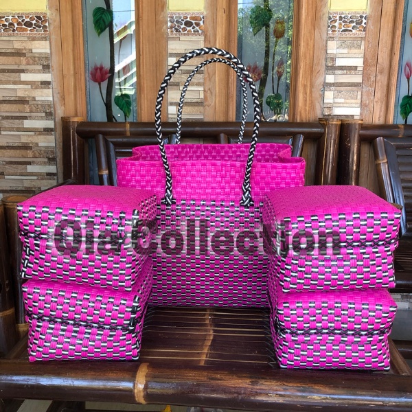 Tas set keben 4 harga promo/ set keben bali / canang sari / tas plastik murah