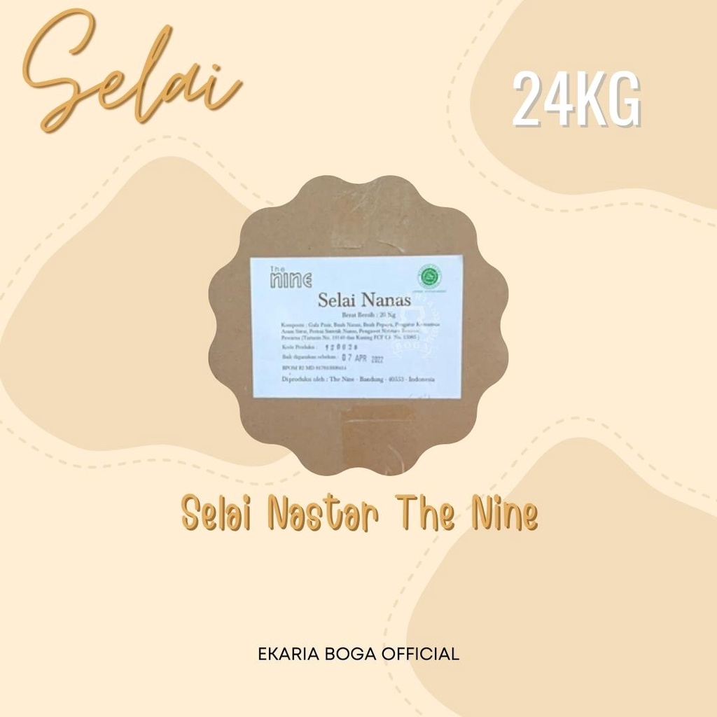 

SELAI | SELAI NASTAR | ISIAN ROTI| SELAI NANAS | SELAI NASTAR THE NINE 500GR