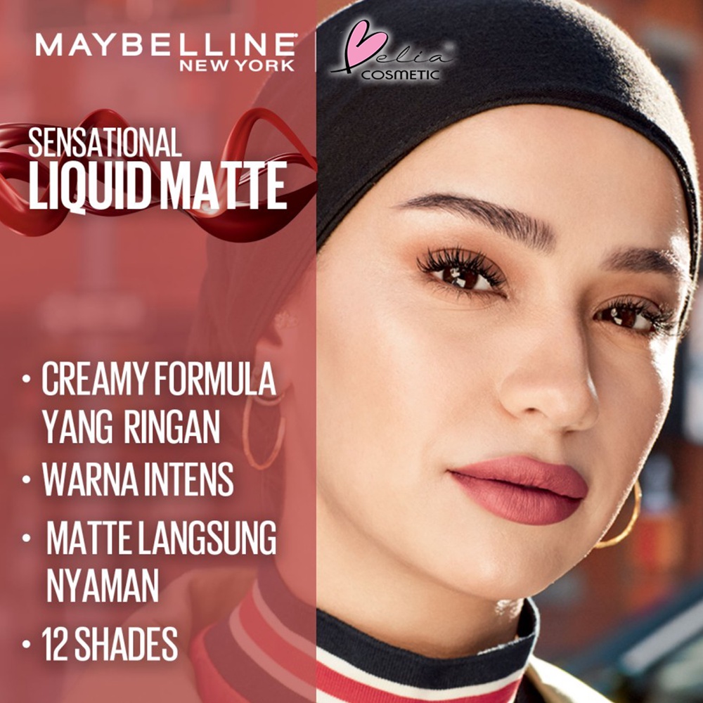 ❤ BELIA ❤ MAYBELLINE Color Sensational Liquid Matte The Nudes | Nude Lip Tint 7g | liptint maybeline