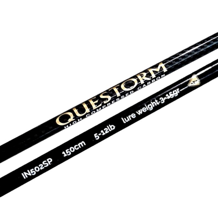JORAN PANCING CARBON SOLID IROLY QUESTORM KEKUATAN Hingga 20Lbs ORIGINAL