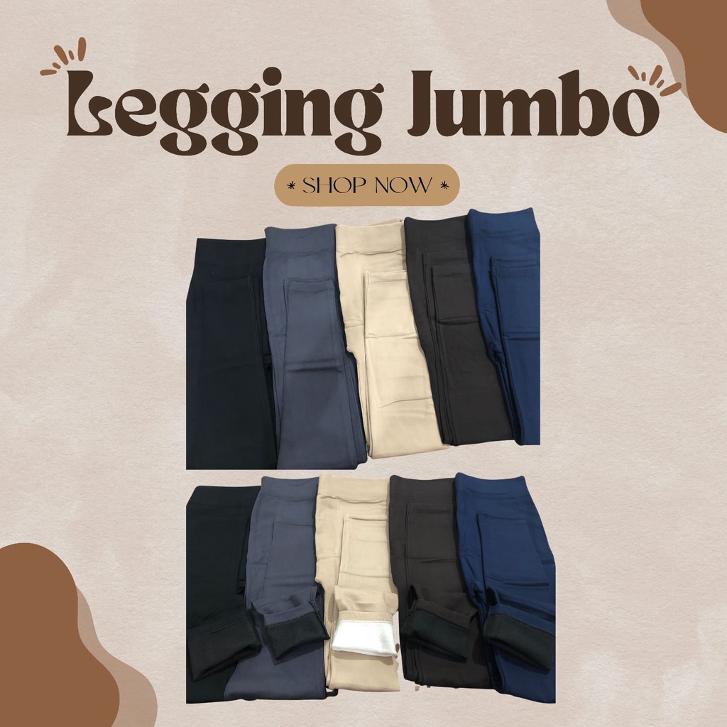 New/Legging Jumbo/Legging Wanita Jumbo/Legging Wanita Jumbo Melar/Legging JUmbo Polos/Legging JUmbo 