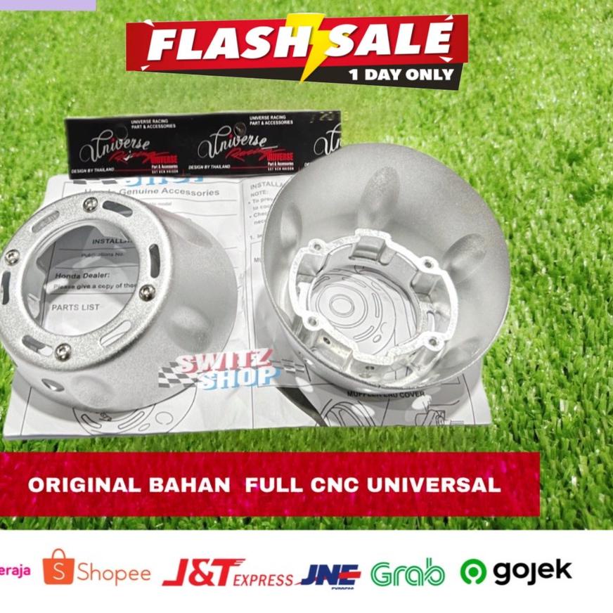 ♂ END MUFFLER END CUP MONCONG KNALPOT VARIO  BEAT SCOOPY MIO PCX PNP DR SOUND ZRC TZM ORIGINAL Ω