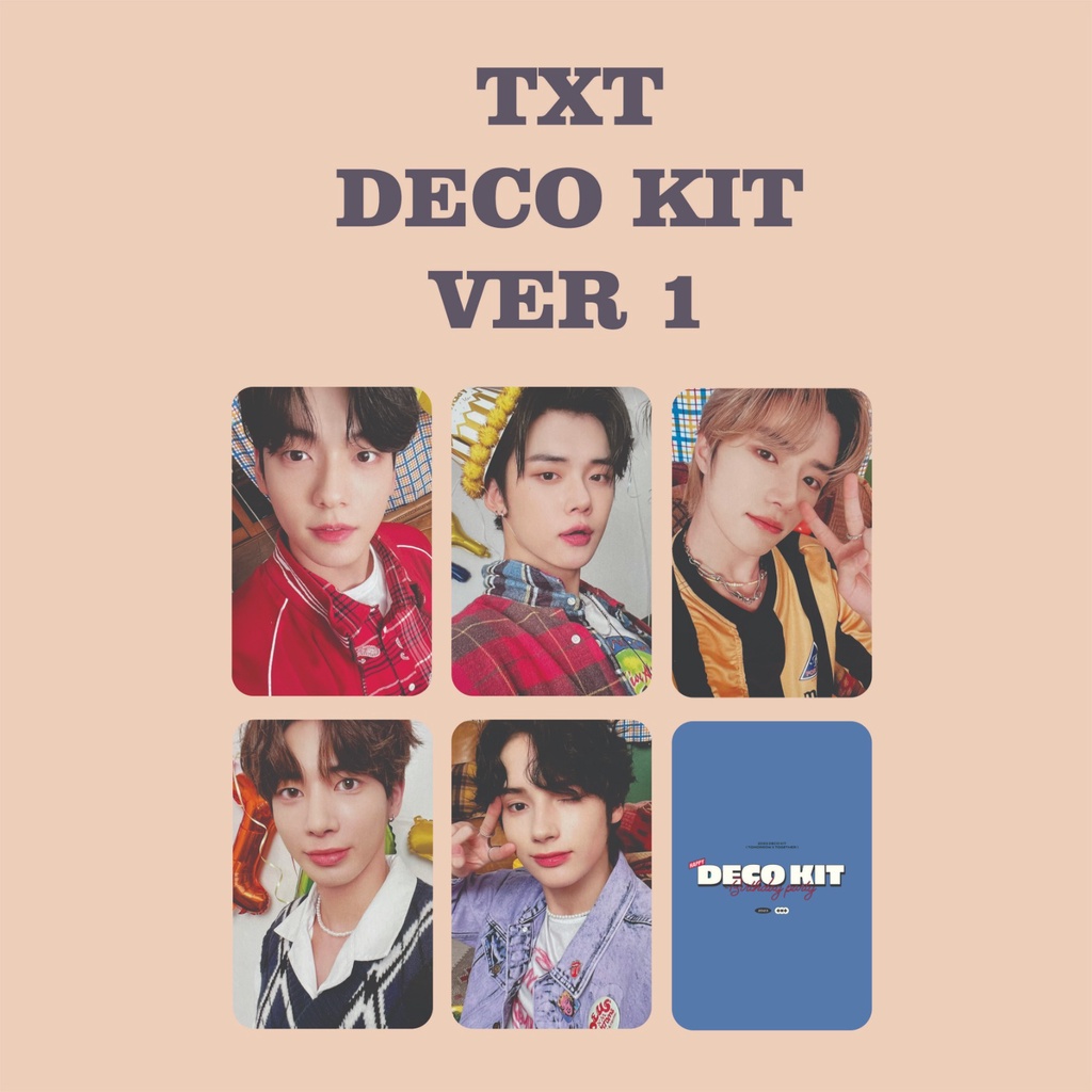 PHOTOCARD TXT DECO KIT 2023