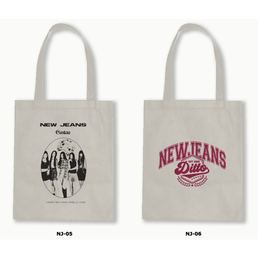 TOTE BAG RESLETING - NEWJEANS / NEW JEANS / KPOP