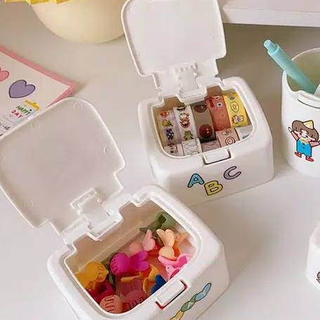 

Terlaris Box Container Sticker / Serbaguna / Organizer / Diary/Scrapbook