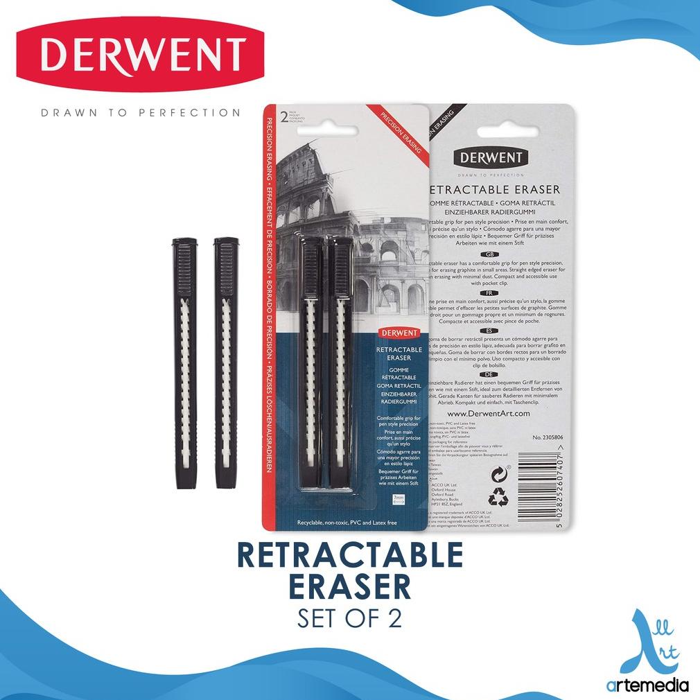 

Penghapus Pen Derwent Retractable Eraser Set 2 Blister Pack