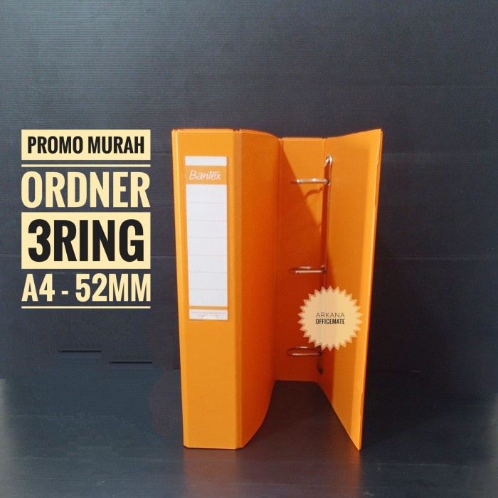 

Ordner Bantex 3 Ring A4 - 52 MM 3D Orange