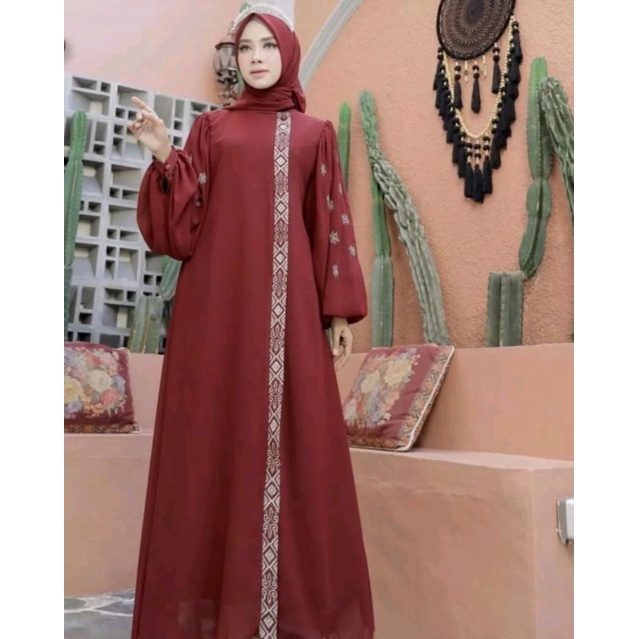 GAMIS SET KAYLA CERUTY MIX BORDER