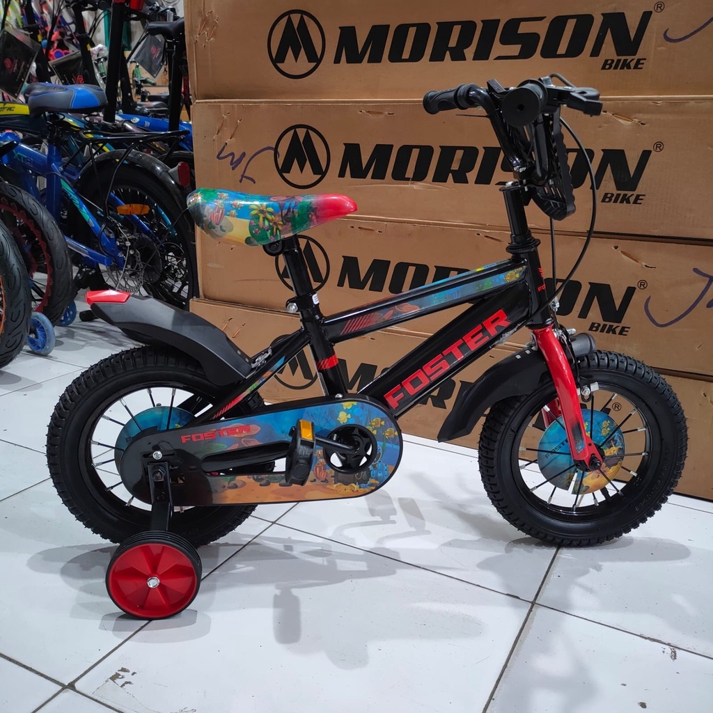 Sepeda Anak Cowok Bmx Ukuran 16 inch Foster Ban Pompa