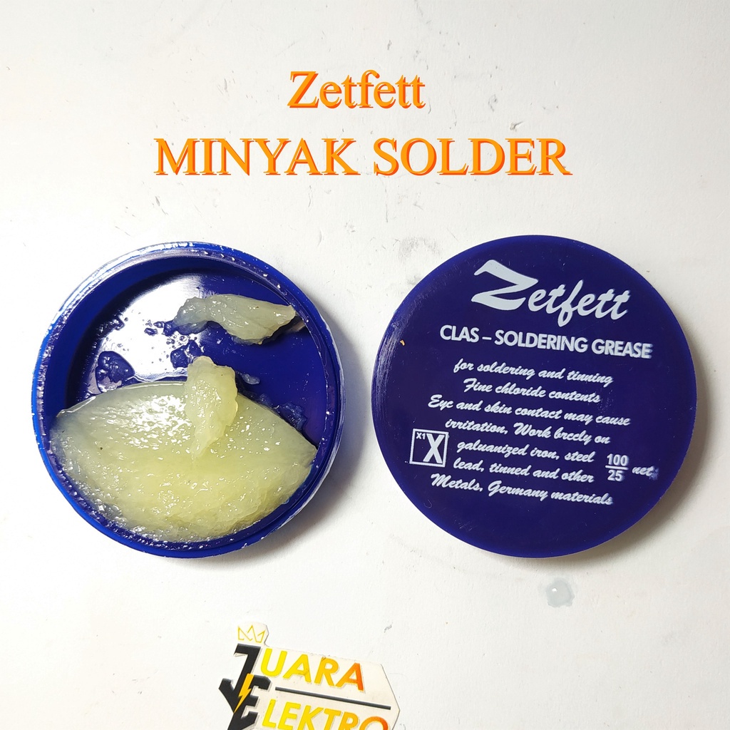 ZETFETT Pasta Solder / Minyak Solder Ukuran Sedang