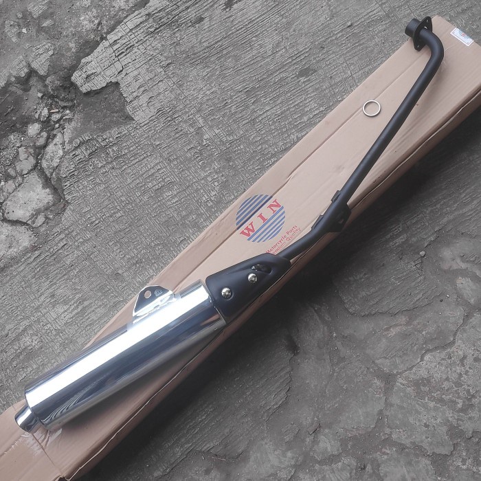 knalpot motor honda revo 100 asli ori WIN X paking ORIGINAL
