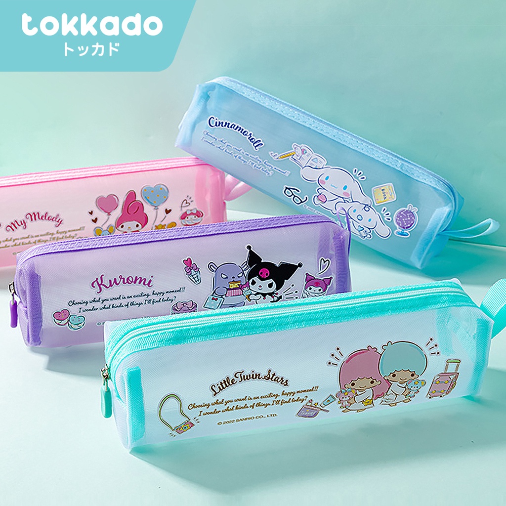 

TOKKADO Sanrio Meiji Pencil Case Original Tempat Kotak Pensil Anak Pouch Lucu