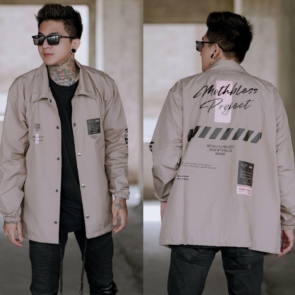 Harga Spesial JAKET COACH PRIA JUMBO XL XXL ORIGINAL - JAKET WINDBREAKER- FREE STICKER ~ JACKET PARA