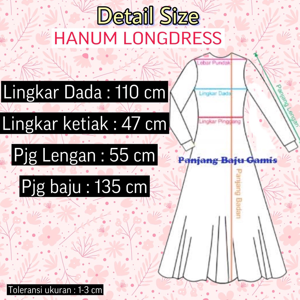 HANUM DRESS PREMIUM/ DRESS POLOS KATUN RAYON/ DRESS BUSUI / GAMIS POLOS WANITA/ HOMEY DRESS