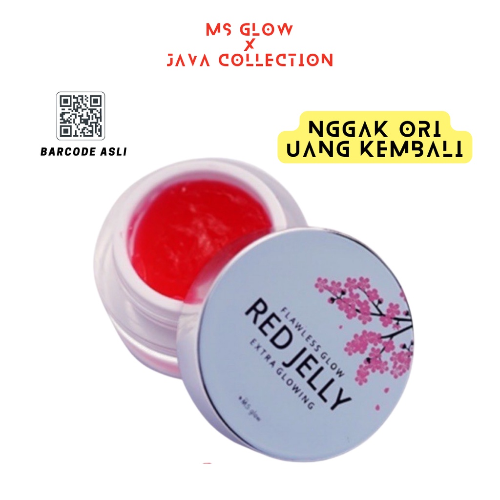 MS GLOW Flawless Glow Red Jelly Extra Glowing Original New Packaging