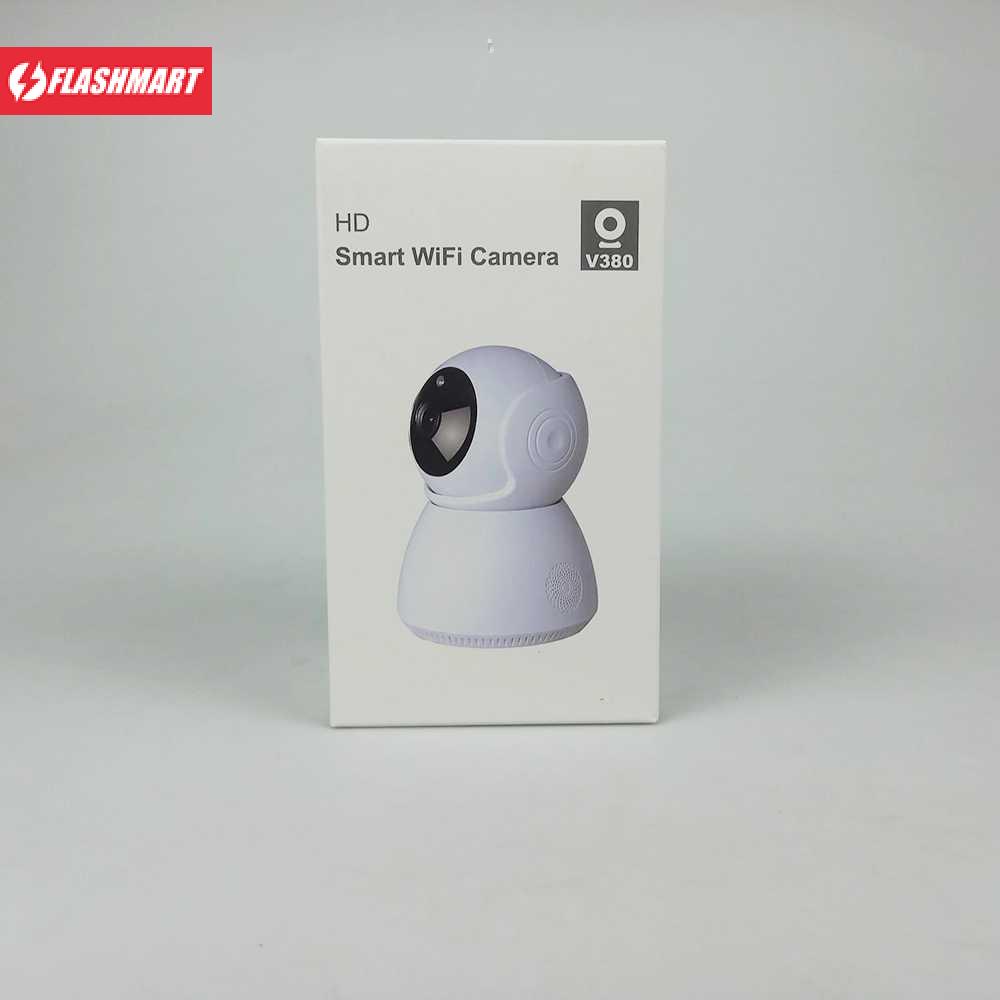 Flashmart V380 Kamera CCTV WiFi PTZ Smart Camera 2K - Snowman-Q8