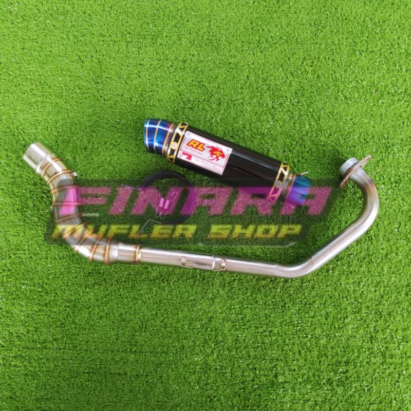 Knalpot REDLEO Jupiter mx / Mx King / Satria Fu / Cb / Cbr / Vixion / Sonic / Supra gtr