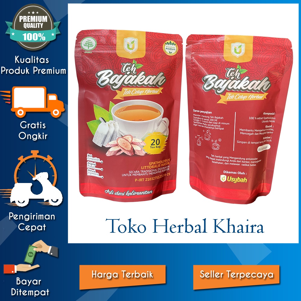 

PREMIUM TEA BAJAKAH KELOR USYBAH ISI 20 KANTONG