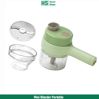 Hangyan Food Chopper Mini Blender Listrik Serbaguna Penghalus Bumbu Alat Pemotong Sayuran Blender Portable