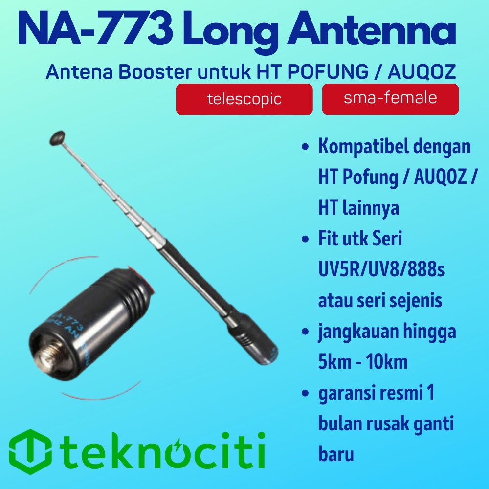 NAGOYA Antena HT NA-773 SMA-F Antenna for Pofung Weierwei Puxing ICOMM