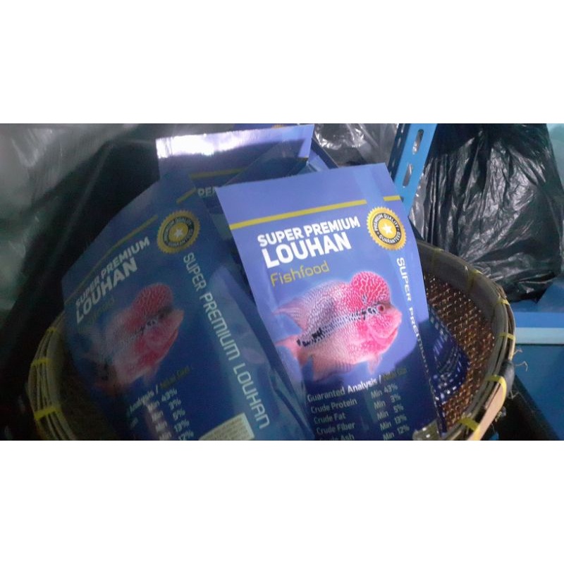 pelet louhan pakan louhan super premium 5in1 100gram