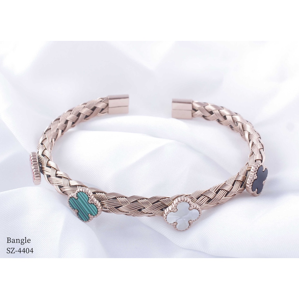 Gelang Titanium Permata Warna Warni  4404