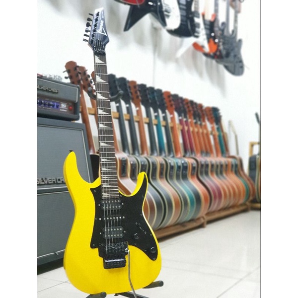 gitar elektrik listrik Ibanez RG350dx yellow updown