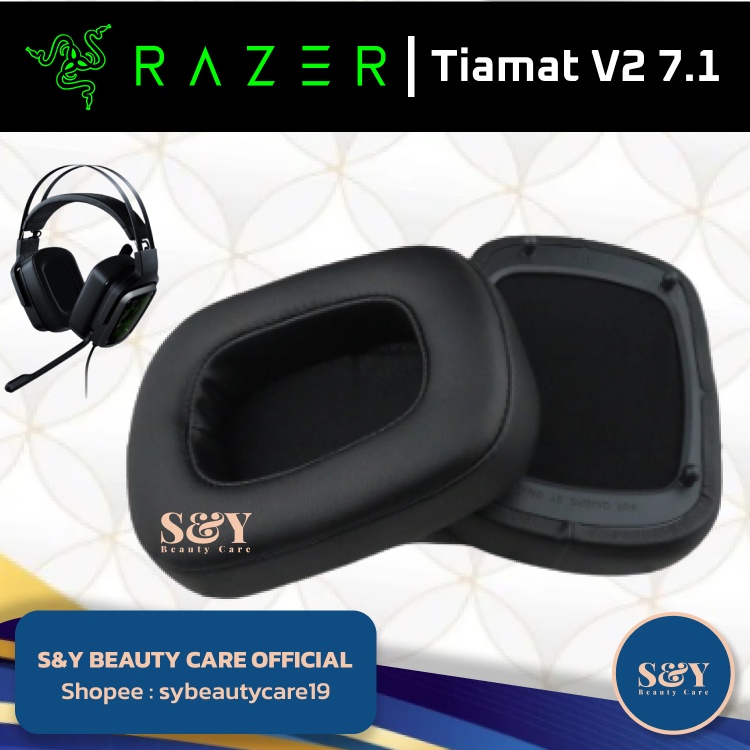 Bantalan Busa Razer Tiamat V2 7.1 Earpad Earcup Ear Pad Cup Cushion Foam Spons Pengganti Replacement