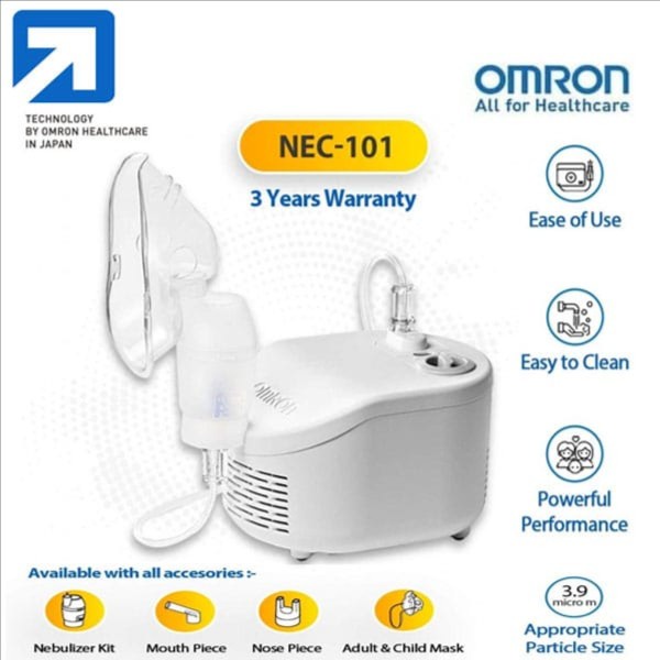 Omron Nebulizer NE-C101 - Alat Bantu Pernapasan Portable