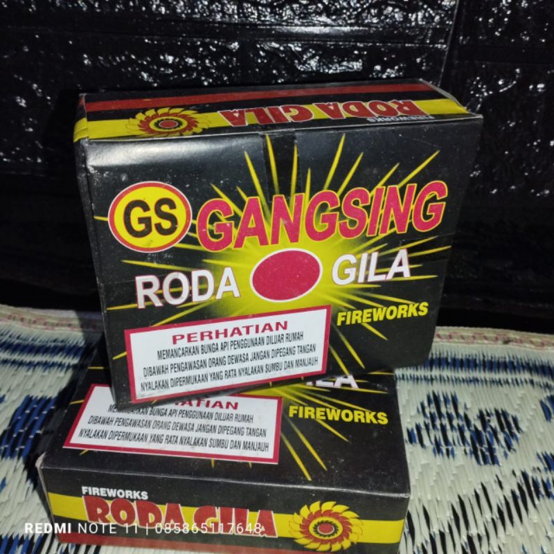 (KHUSUS PEDAGANG, BISA DIJUAL LAGI) KEMBANG API GANGSING / RODA GILA / MAINAN ANAK 12 X 12 PCS = 144 PCS