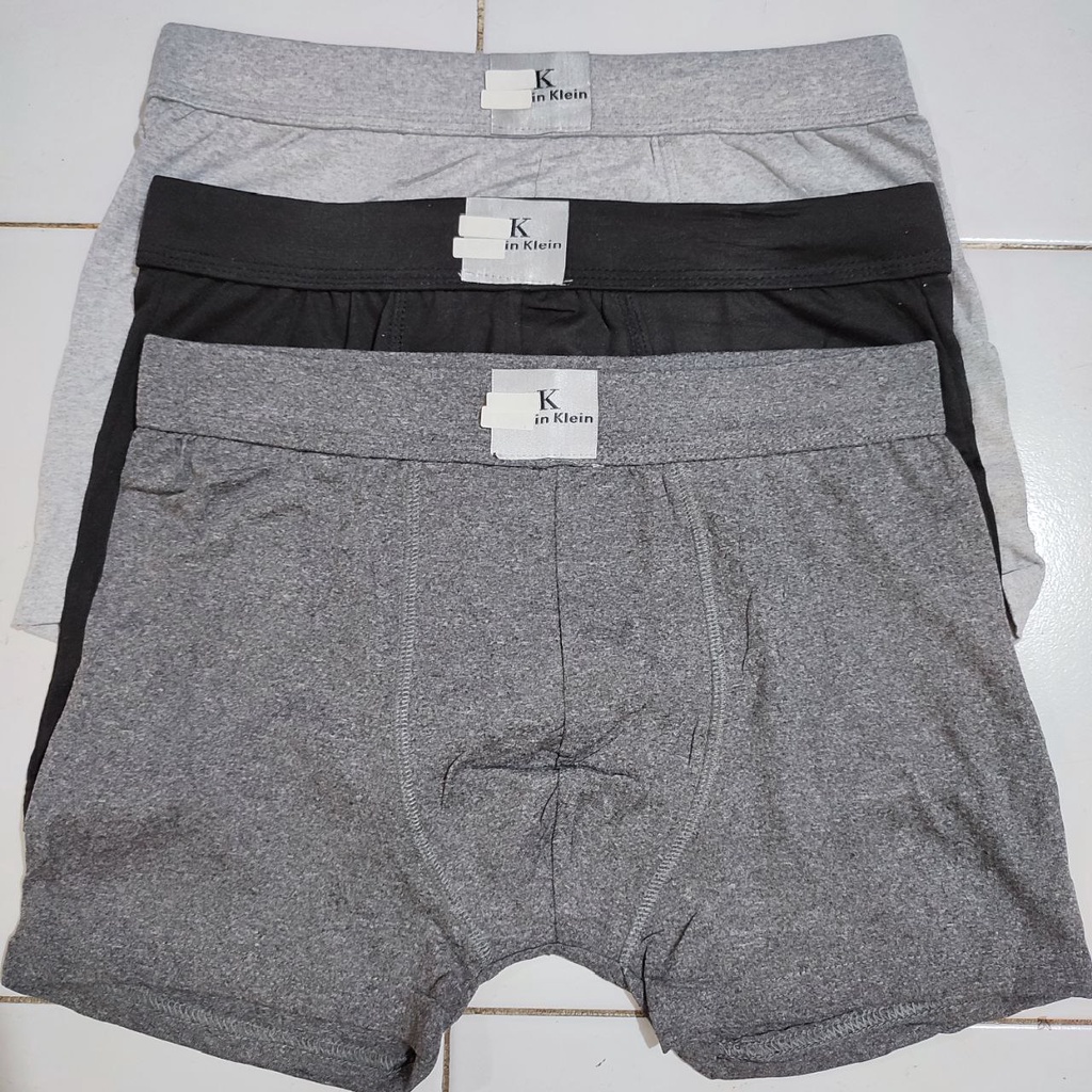 Celana dalam boxer pria 1 box isi 3 pcs