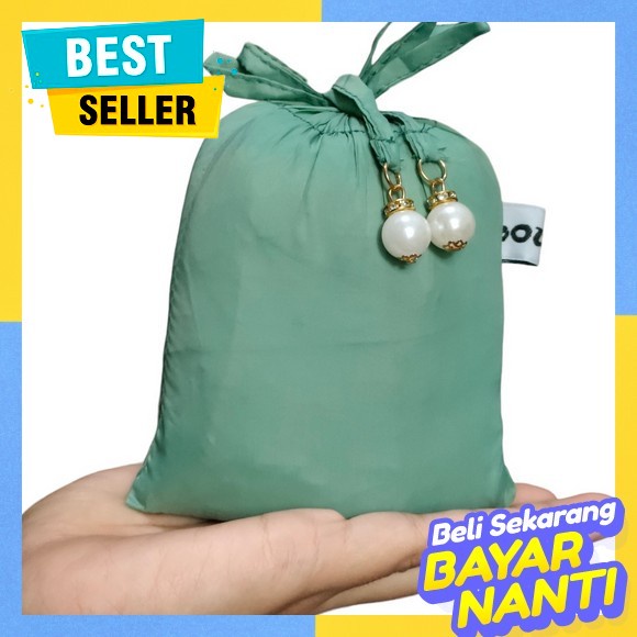 Mukena Fazilla Dewasa Katun Travel 2 In 1 Jumbo Premium Polos Traveling Mini Pouch Mukena Traveling 