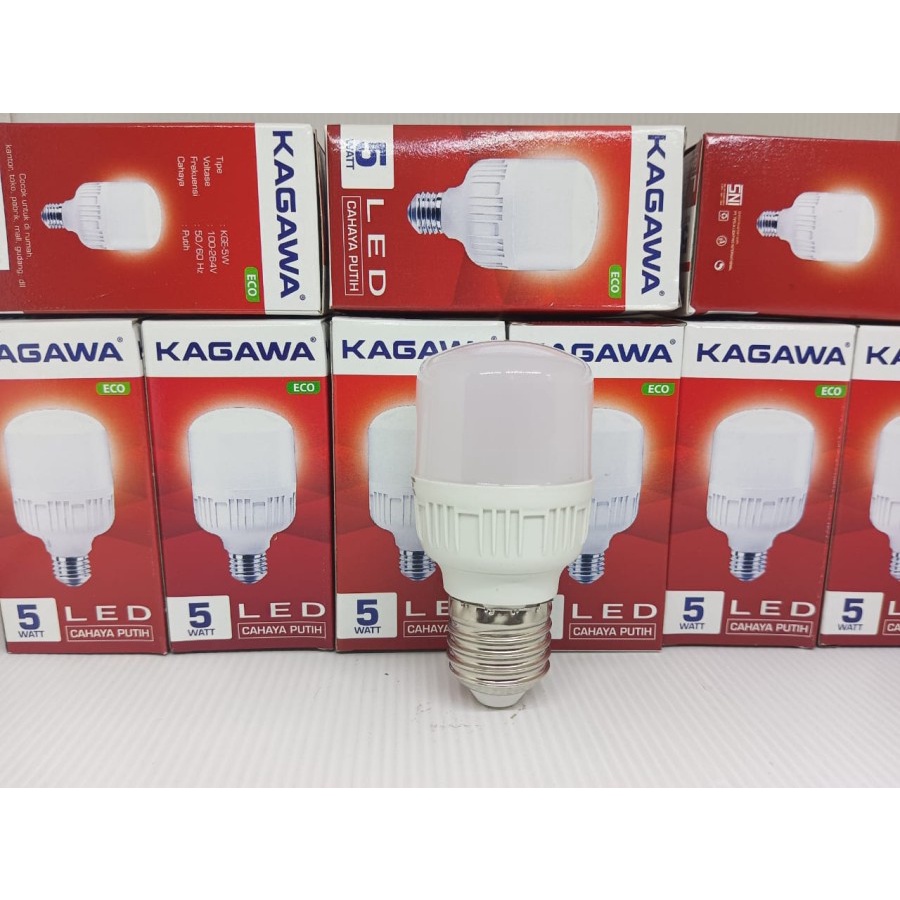 Lampu LED KAGAWA ECO Capsule 5 watt cahaya putih Bohlam LED 5w