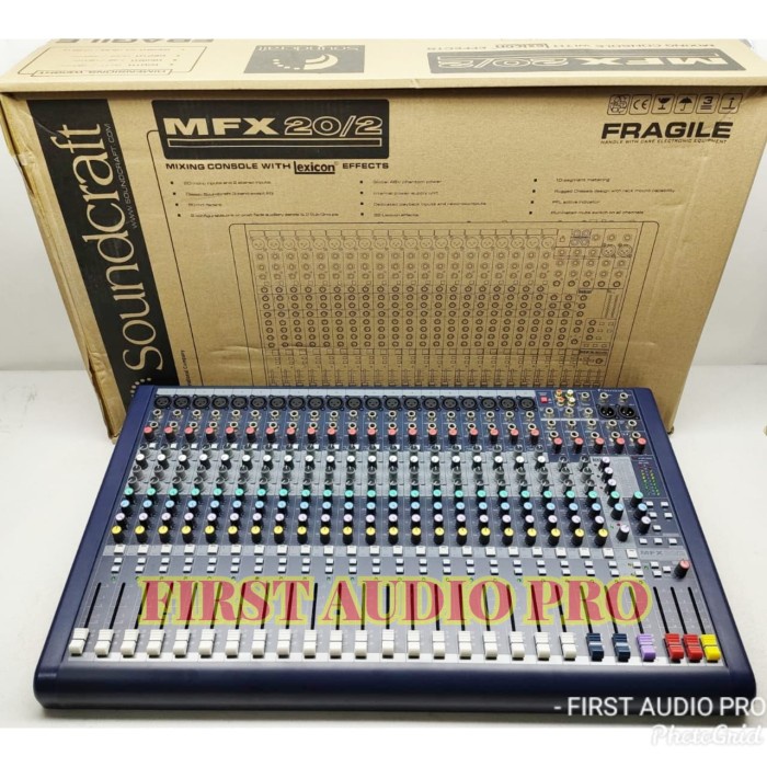 Terlaris Mixer Soundcraft Mfx 20 ( 20 Channel )