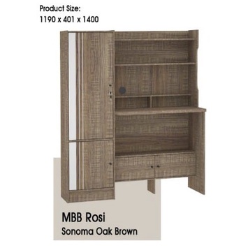 Gstar Meja Belajar Anak Meja Tulis Lemari Rak Buku Serbaguna Big Panel Besar