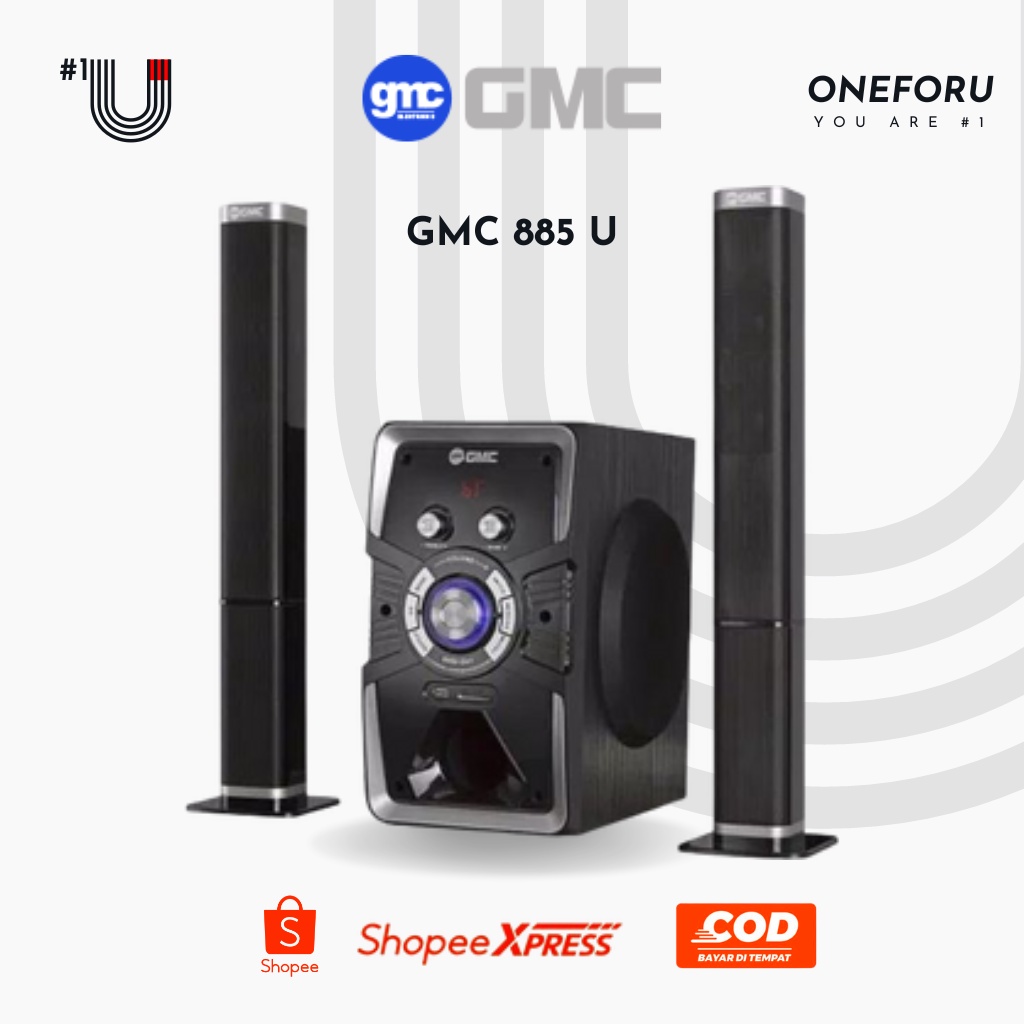 SPEAKER AKTIF GMC 885U BLUETOOTH 2 IN 1 SPEAKER PANJANG SOUNDBARR