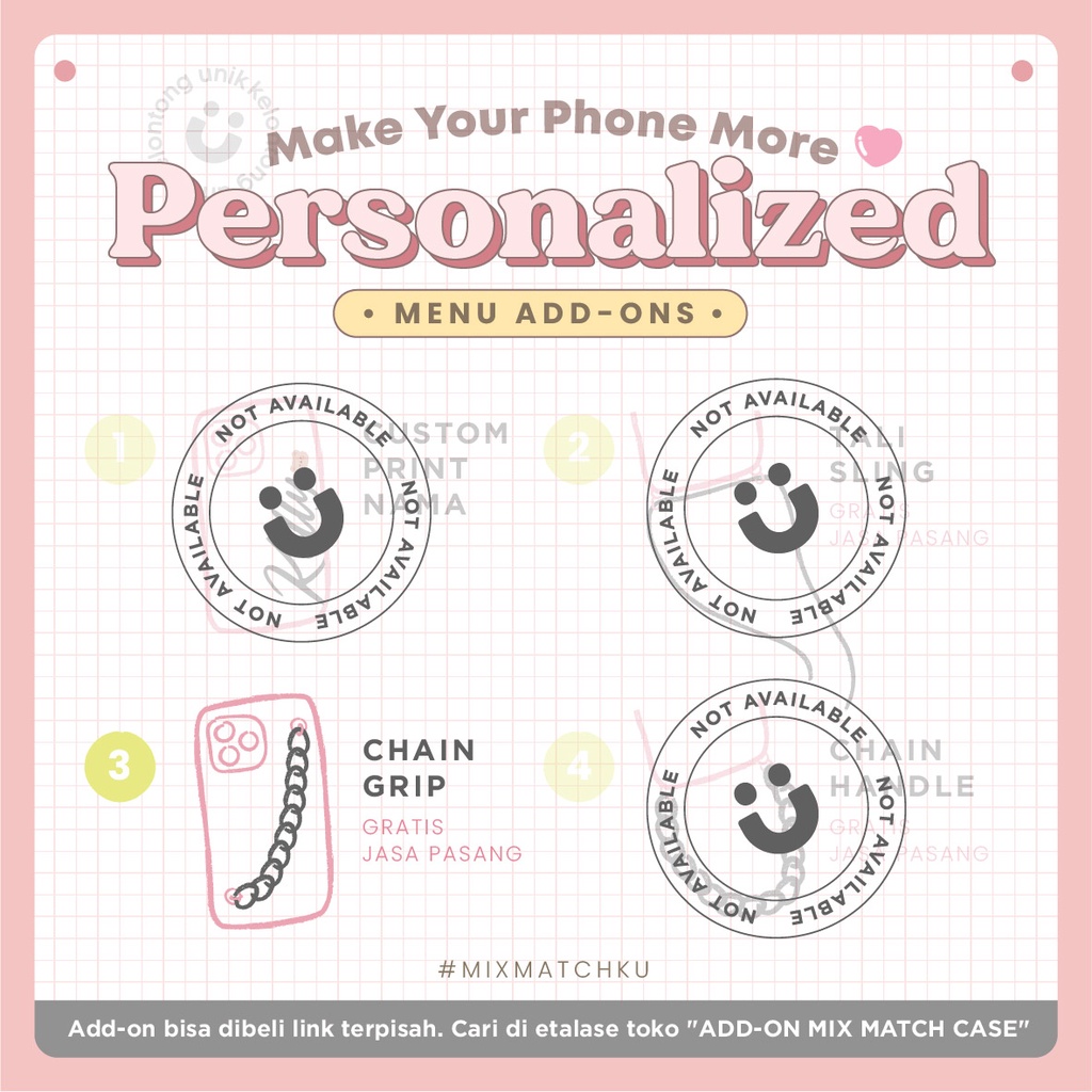 For iPhone - Smile Little Monster 2in1 Soft Case