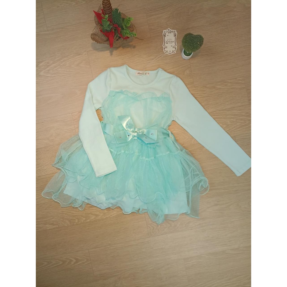 SALE DEFECT DRESS ANAK PEREMPUAN TILE TOSCA PHELFISH/BAJU TERUSAN ANAK CEWEK