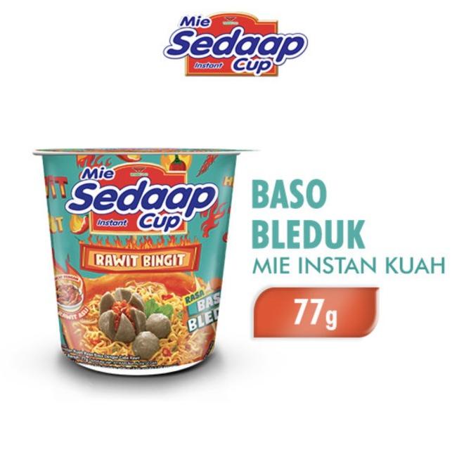 

Mie Sedaap Instant Cup Rawit Bingit Rasa Baso Bleduk - Best Store