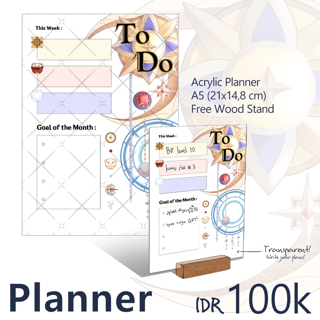 

Planner Akrilik Truth Seeker